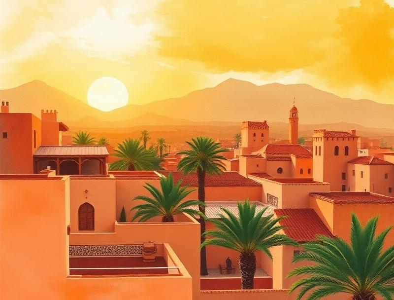 Garde de 5 chiens adorables dans une maison à Marrakech